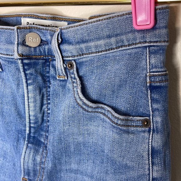 Reformation Ultra High + Skinny in Cyprus - Picture 6 of 11